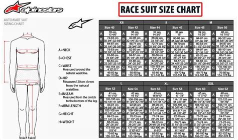 Alpinestars Motorcycle Race Suit Size Chart | Reviewmotors.co