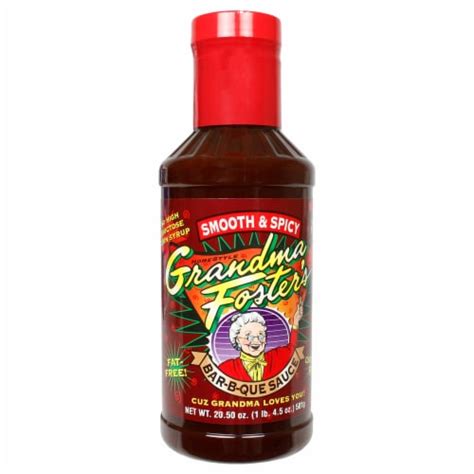 Grandma Foster's Homestyle Smooth and Spicy Bar-B-Que Sauce Gluten Free ...