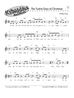 The Twelve Days of Christmas Sheet Music - … / the-twelve-days-of ...