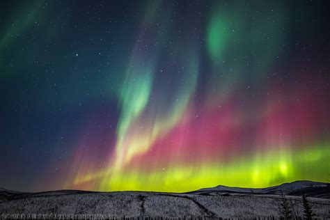 Enjoy the aurora borealis season in Fairbanks, Alaska.