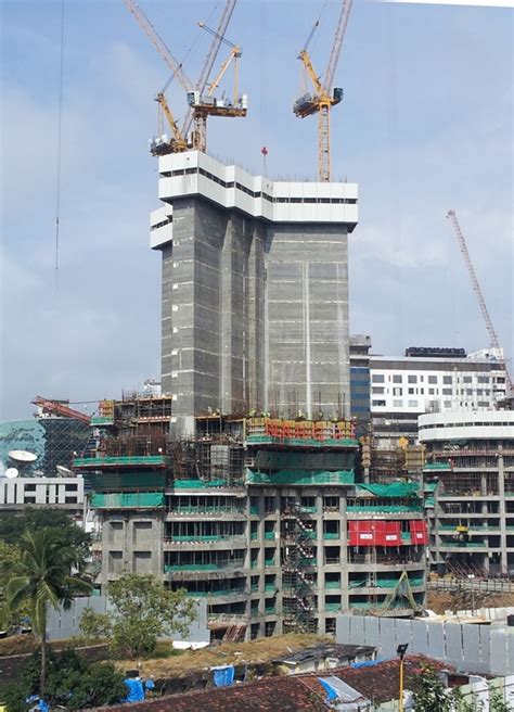 World One Construction Update; Mumbai Skyscrapers; World's Tallest Residential Tower - Modern ...