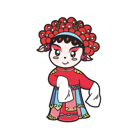 Gambar Karakter Kartun Opera Huadan Cantonese, Kanton Karakter Opera, Hua Dan, Karakter Kartun ...