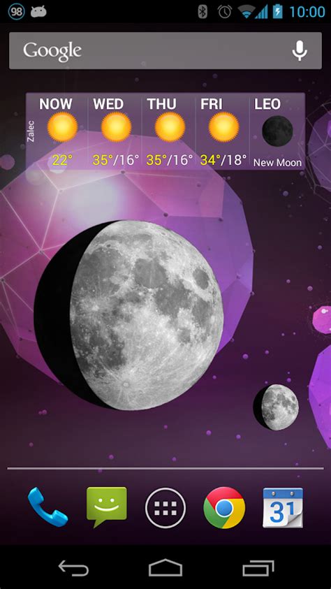 Moon Phases Widget - Android Apps on Google Play