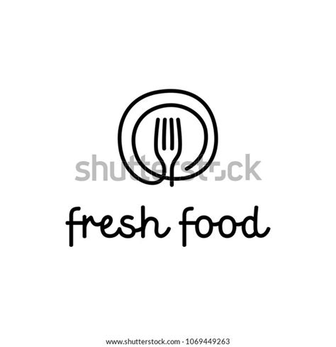 Fresh Food Logo Design Template Vector Stock Vector (Royalty Free ...