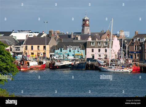 Stornoway harbour and town on the island of Lewis,outer-hebrides.Western isles Stock Photo - Alamy