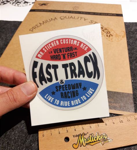 WWMSL154 Fast Track Sticker/Decal Durable Against Sun and | Etsy