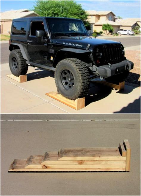 10 Inexpensive DIY Car Ramps You Can Build with Wood