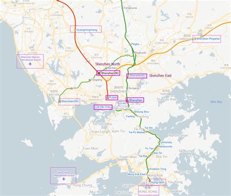 Shenzhen airport map - Szx airport map (Guangdong - China)