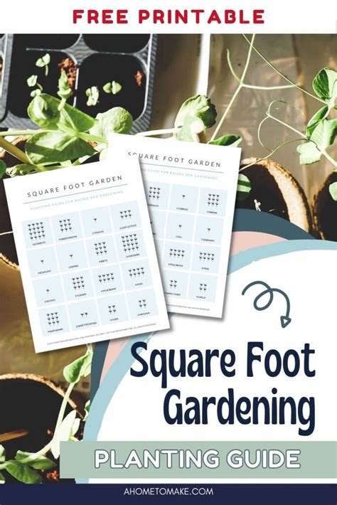 Square Foot Gardening Planting Guide | Fasci Garden