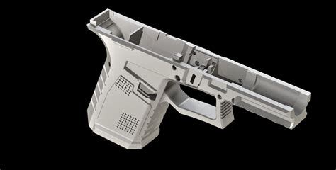 STL file Glock 19 Frame MK3 DD19.2 RAILS 🔫・3D printing model to download・Cults