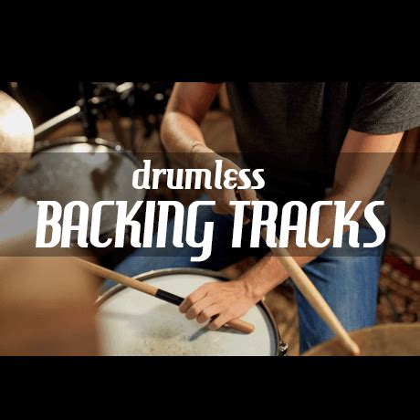 Drumless Backing Tracks for Drummers - Immediate download