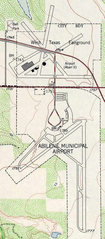 Abandoned & Little-Known Airfields: Texas: Eastern Abilene area