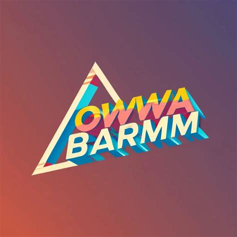 LOGO Design for OWWA BARMM 3D Triangle with Typography for Events Industry | AI Logo Maker