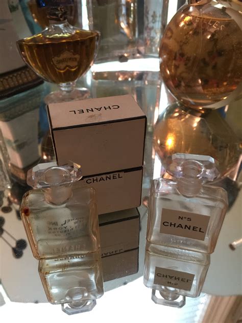 Vintage Chanel Perfume Bottles, No. 5, Eau de Parfum, .275 oz, Original ...