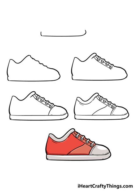 Shoe Drawing - How To Draw A Shoe Step By Step