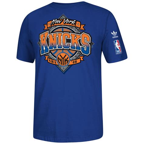 Adidas Men's New York Knicks Originals Est T-shirt in Blue for Men | Lyst