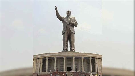 Hyderabad | 125 ft-tall Ambedkar statue unveiled in Hyderabad - Telegraph India