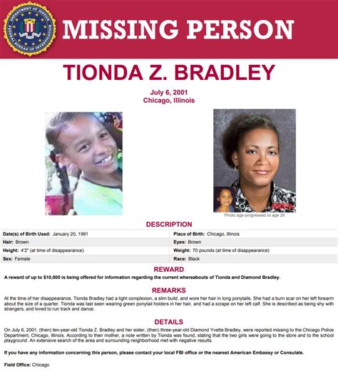 The Bradley Sisters: Diamond & Tionda Bradley - Disappeared