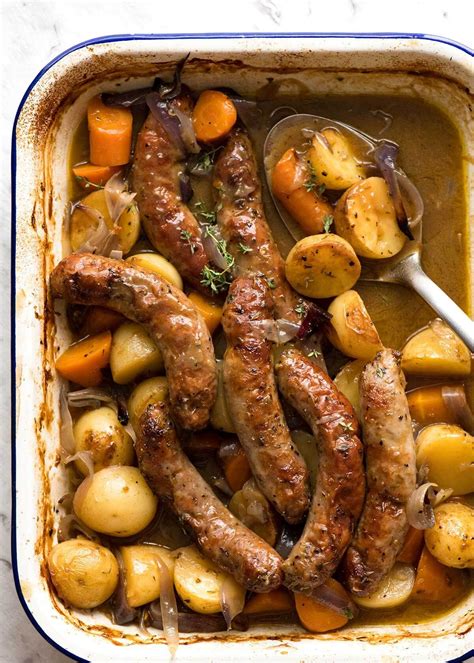 Sausage Bake with Potatoes and Gravy | Recipe | Sausage dinner, Sausage dishes, Recipes