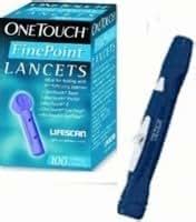 Amazon.com: OneTouch UltraSoft Penlet Plus Lancing Device + 100 FinePoint Lancets: Health ...