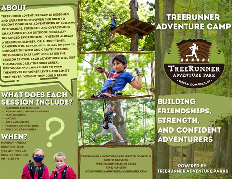 TreeRunner Adventure Camp | TreeRunner West Bloomfield Adventure Park