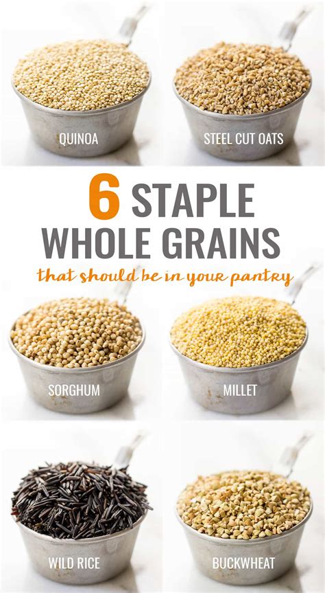 6 Staple Whole Grains to Keep in Your Pantry - Simply Quinoa