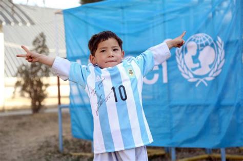 Messi sends signed shirts to young Afghan boy | New Straits Times | Malaysia General Business ...