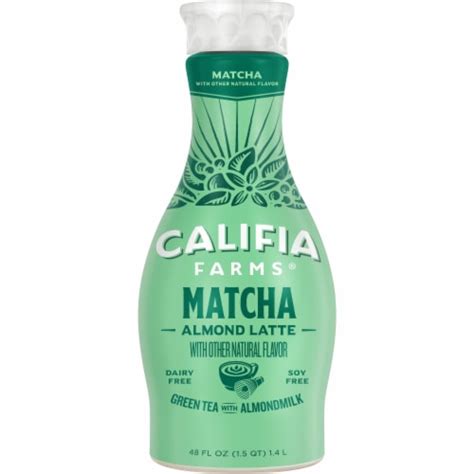 Califia Farms® Matcha Almond Milk Latte Green Tea Beverage, 48 fl oz - Kroger