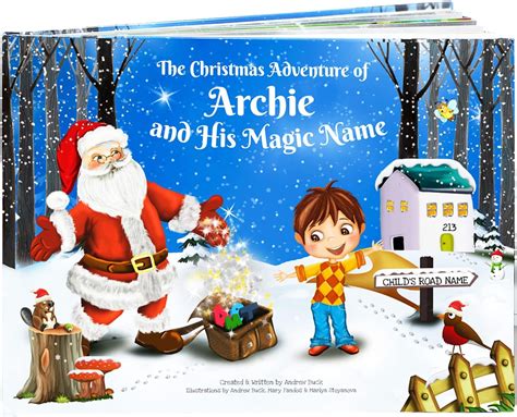 Personalised Kid's Christmas Story Book - Totally Unique - Great Xmas Gift for Children : Amazon ...