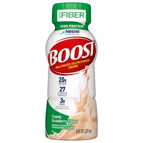 Amazon.com : BOOST High Protein with Fiber Complete Nutritional Drink ...