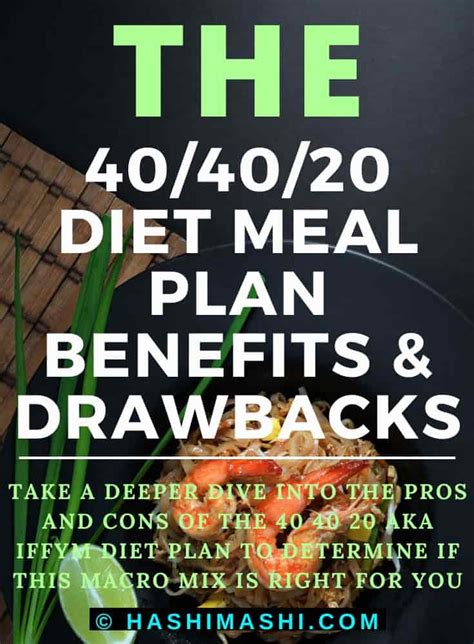 40 40 20 Diet Meal Plan: Why It’s So Effective