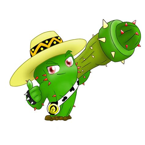 PvZ Cactus Fanmade Hero: Cactazoka by JackieWolly on DeviantArt