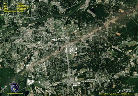 QuickBird Image Tuscaloosa Tornado | Satellite Imaging Corp