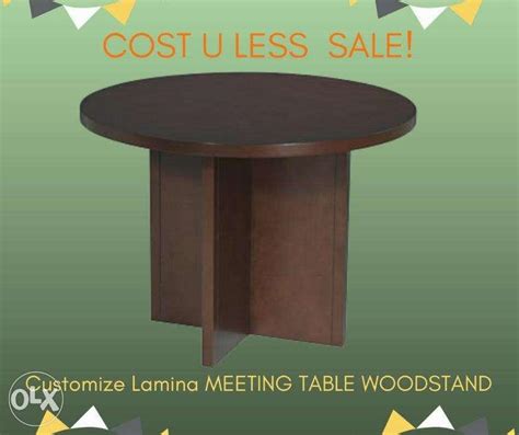 Custom office furniture WOOD Stand Meeting Table_Hotel Safe Vaults, Furniture & Home Living ...