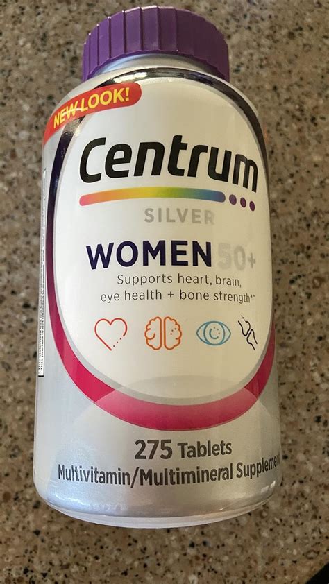 Amazon.com: Centrum Silver Women 50+ Multivitamin Multimineral 250 Tabs : Everything Else