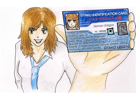 My Anime ID card (contest entry) by demon dragon