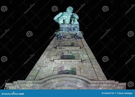 Herkules Statue Kassel Germany at Night Stock Photo - Image of history, bright: 60435792