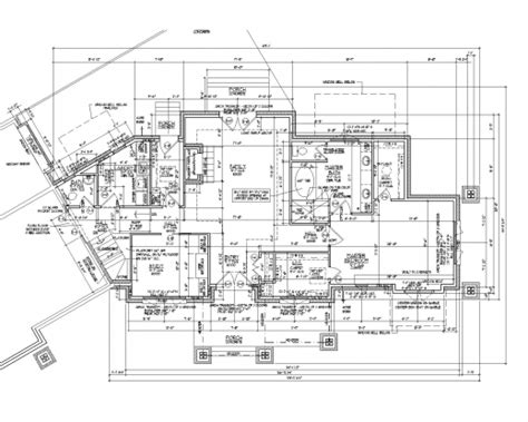 Marvelous 2d Autocad House Plans Residential Building Drawings Cad ...