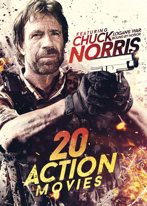 Best Buy: 20 Action Movies: Featuring Chuck Norris [4 Discs] [DVD]