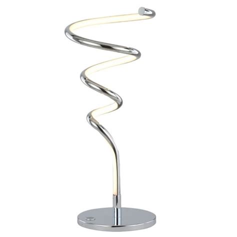 Franklin Modern LED Table Lamp In Chrome Finish T501 - Lighting from The Home Lighting Centre UK
