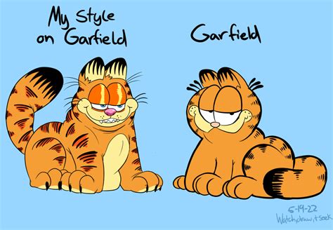 Garfield and Garfield Watch,draw,and seek - Illustrations ART street