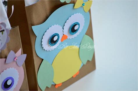 Owl Favor Bags / Owl Party Theme / Owl Birthday / Owl Goody - Etsy