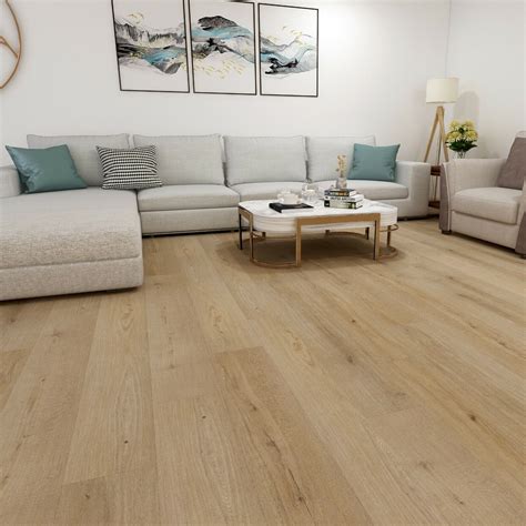 Hybrid Flooring -SPC vinyl floorboard sample -Wood Land Oak- 100% Waterproof | eBay