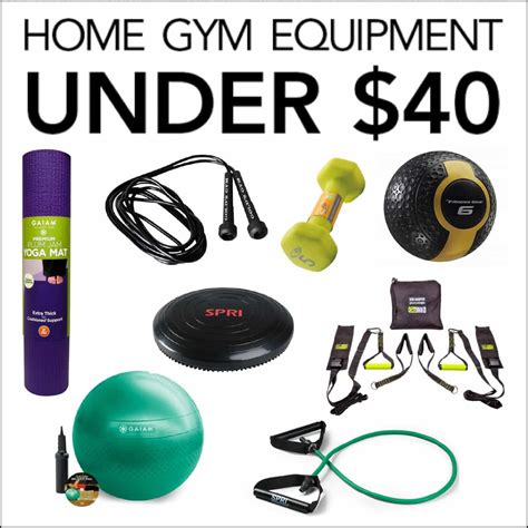 The Best Home Gym Equipment Under $40