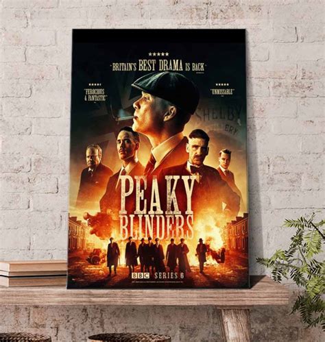 Peaky Blinders Season 6 BBC Official Poster Canvas - REVER LAVIE