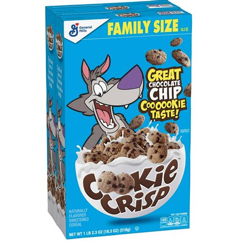 Cookie Crisp Cereal, Chocolate Chip Cookie (2 pk.) - Walmart.com ...