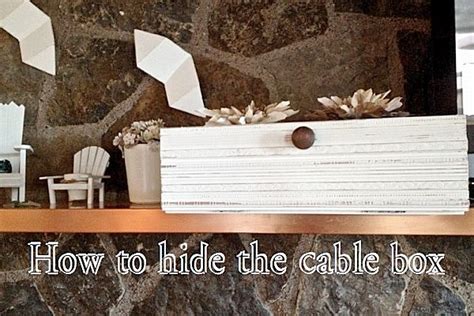 Hide the Cable Box | Cable box, Hide cable box, Country design