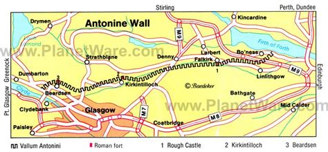 Map of Scotland - places of Tourist Interest | PlanetWare