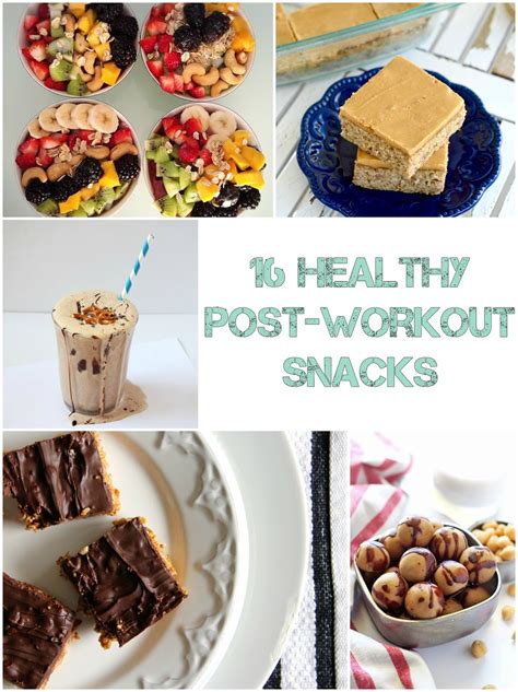 The Simple Life: 16 Healthy Post-Workout Snacks