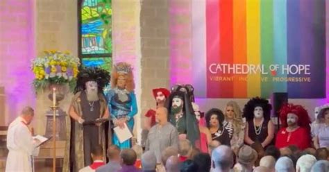 Texas church blesses drag queens during Sunday worship